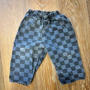 Checkered toddler pant 1 yr